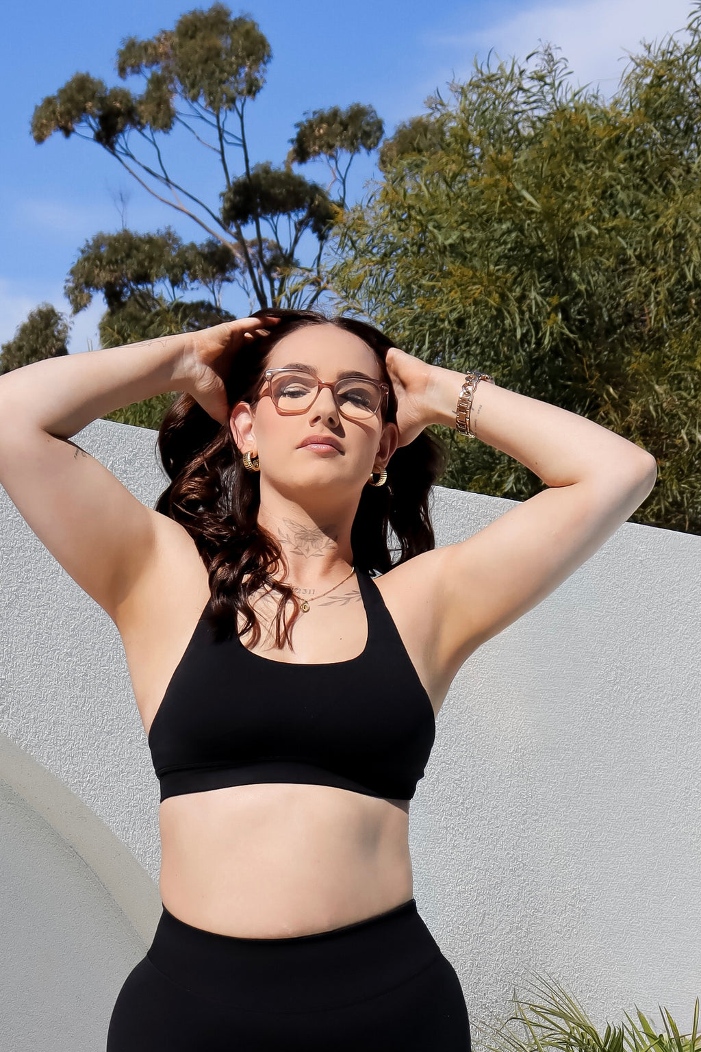 Sculpt Crop - Midnight Black